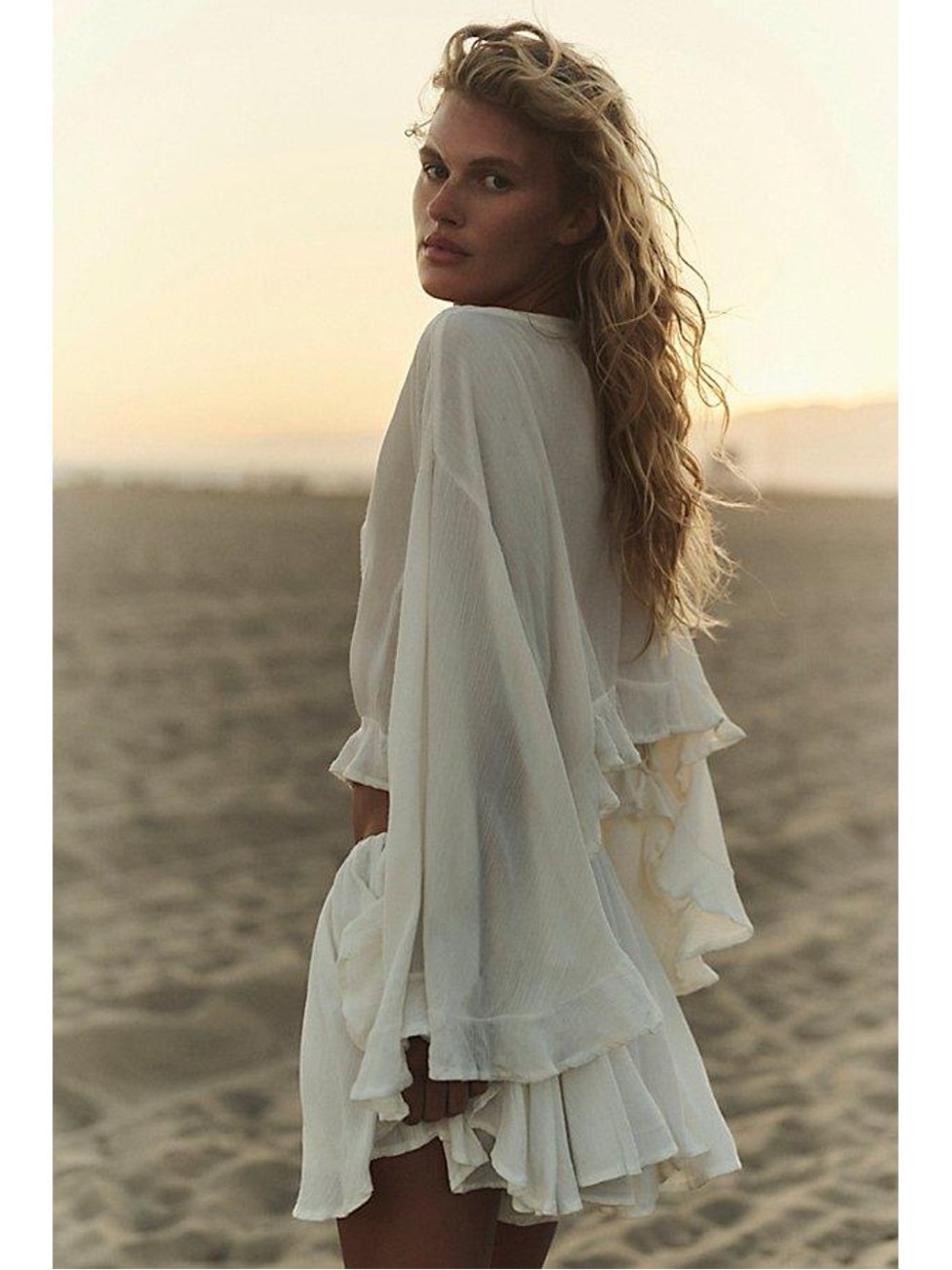Free People Delilah Skort Set Ivory / Size Small